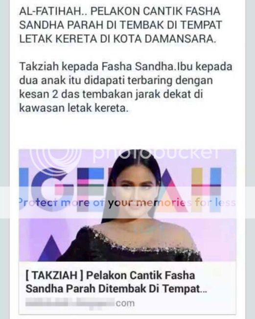 Berita Fasha  Sandha  Meninggal Dunia Palsu